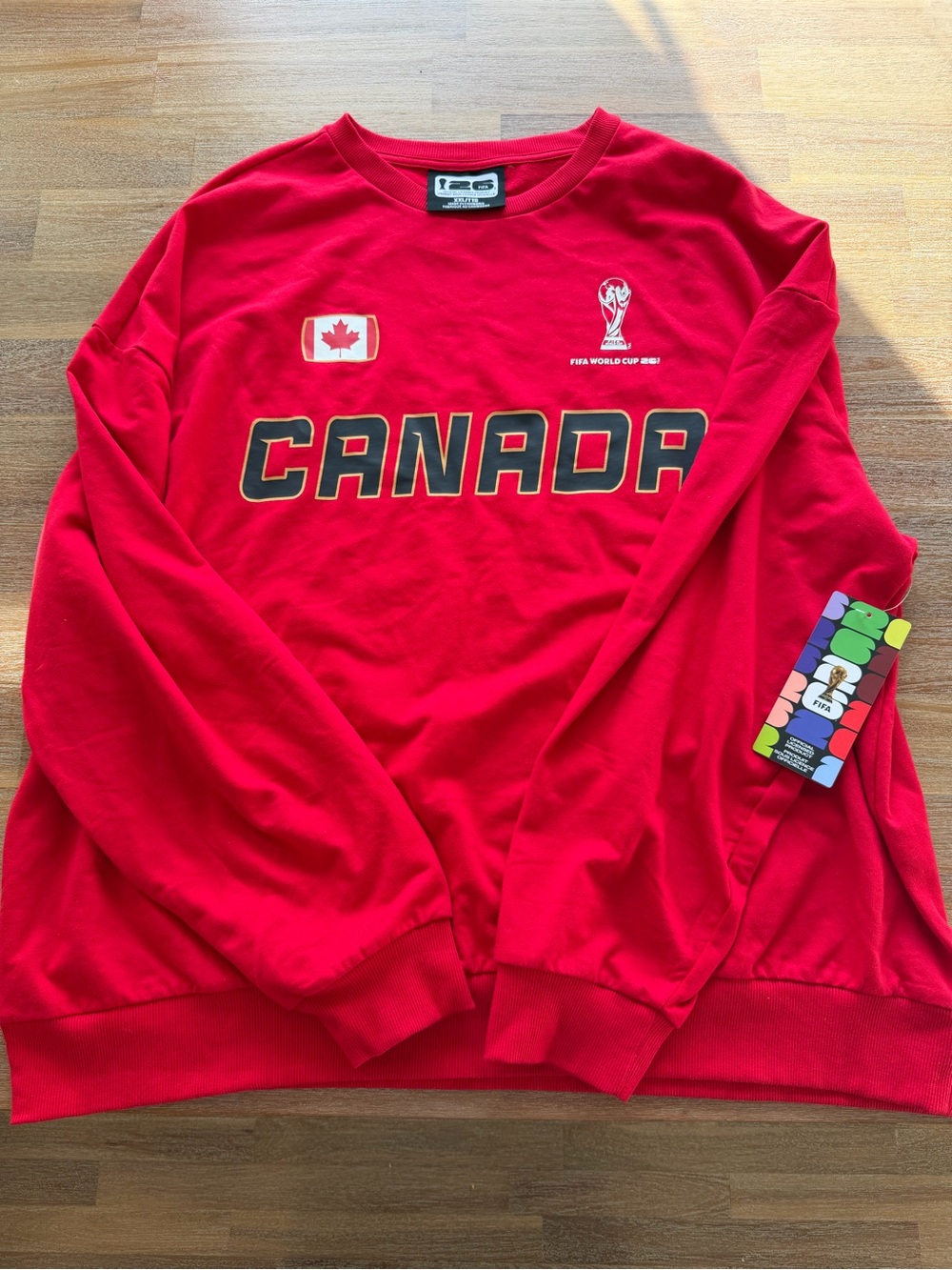Canada Red Crewneck Sweater - FIFA World Cup Graphic